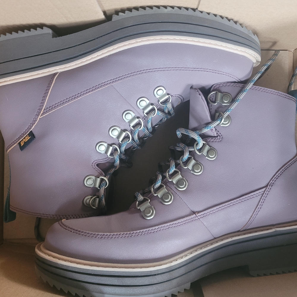 Teva Purple Lace-Up Boots
